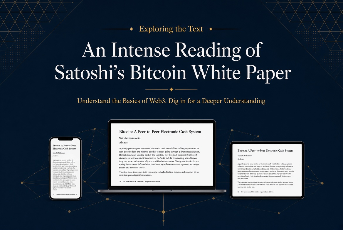 Understanding Web3: Unpacking & Exploring the Implications of the Bitcoin White Paper (Intense Reading Session)